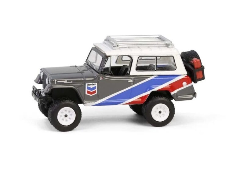 Greenlight - 1:64 1970 Jeep Jeepster Commando - Chevron Special Edition Series 1