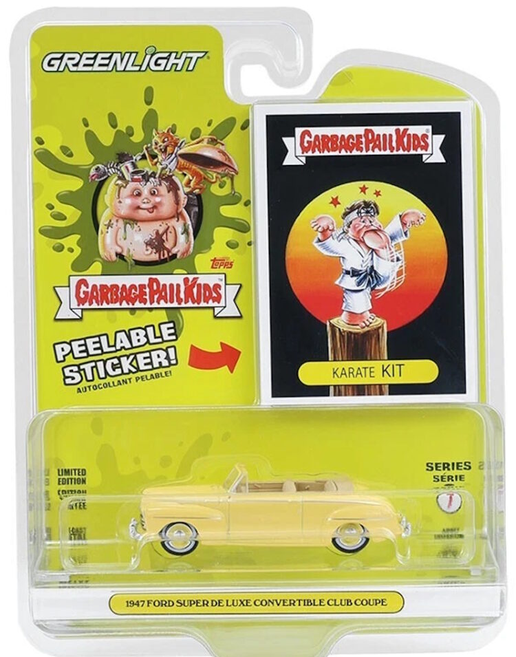 Greenlight - 1:64 1947 Ford Super De Luxe Covertible Club Coupe - Garbage Pail Kids Series 7 - Katate Kit - Image 8