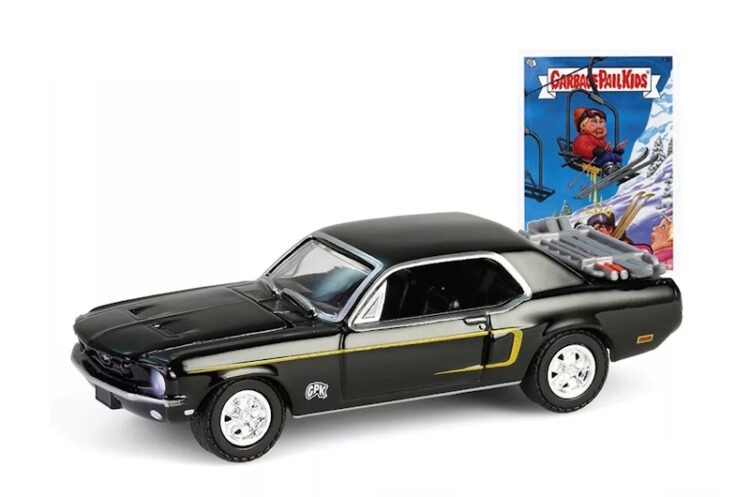Greenlight - 1:64 1968 Ford Mustang Coupe - Garbage Pail Kids Series 7 - Ski Cliff