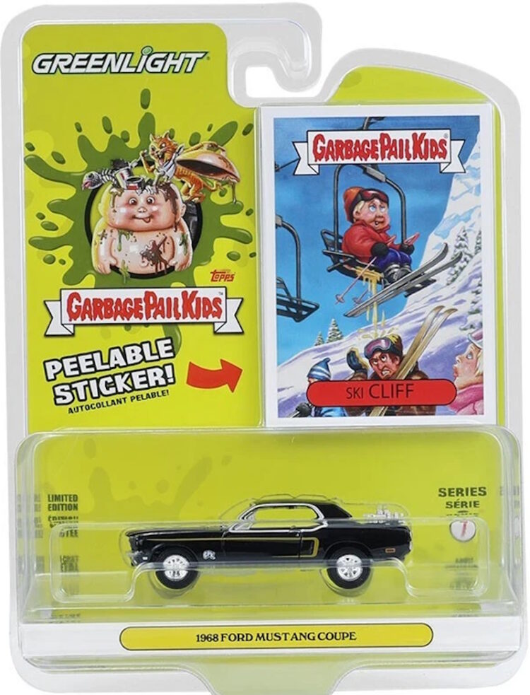 Greenlight - 1:64 1968 Ford Mustang Coupe - Garbage Pail Kids Series 7 - Ski Cliff - Image 10
