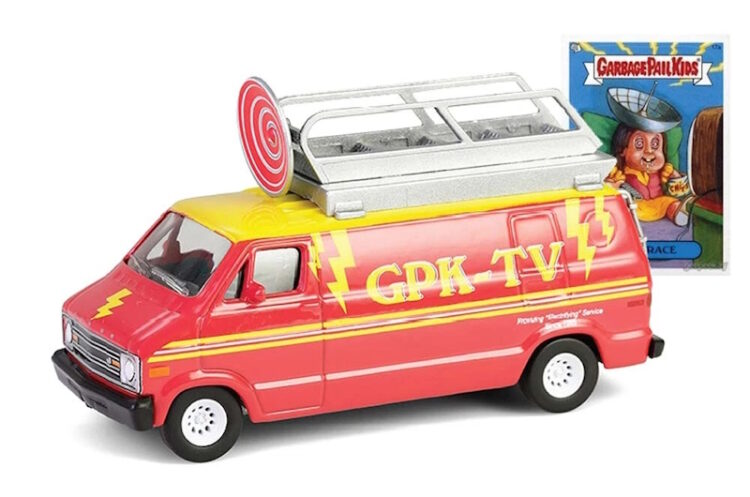 Greenlight - 1:64 1976 Dodge B-100 - Garbage Pail Kids Series 7 - Dish Grace