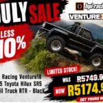 HPI Racing - Venture18 1985 Toyota Hilux SR5 Trail Truck RTR (Black) - Brushed
