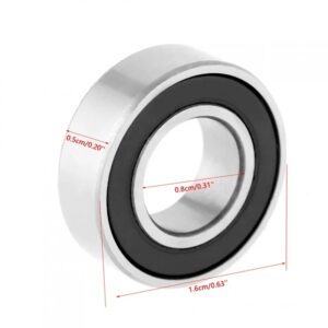 Bearing - Rubber Seal Bearing 8x16x5mm (each)