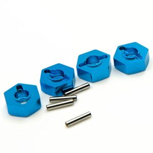 HSP Racing - Aluminum Wheel Hex, 12mm, Blue