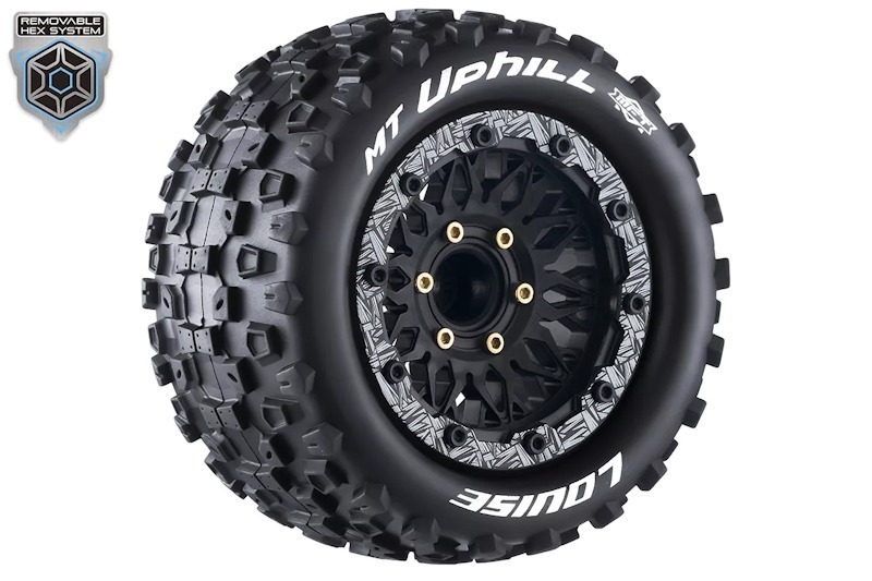 Louise RC - MFT - MT-Uphill - 1:10 Monster Truck Tire (Maxx) Set - Image 2