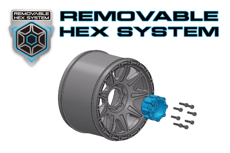 Louise RC - MFT - MT-Uphill - 1:10 Monster Truck Tire (Maxx) Set - Image 4