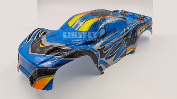 HSP Racing - 1:10 Monster Truck Body - Light blue graphic