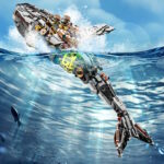 MJI - Mechanical Building Block Set - Whale