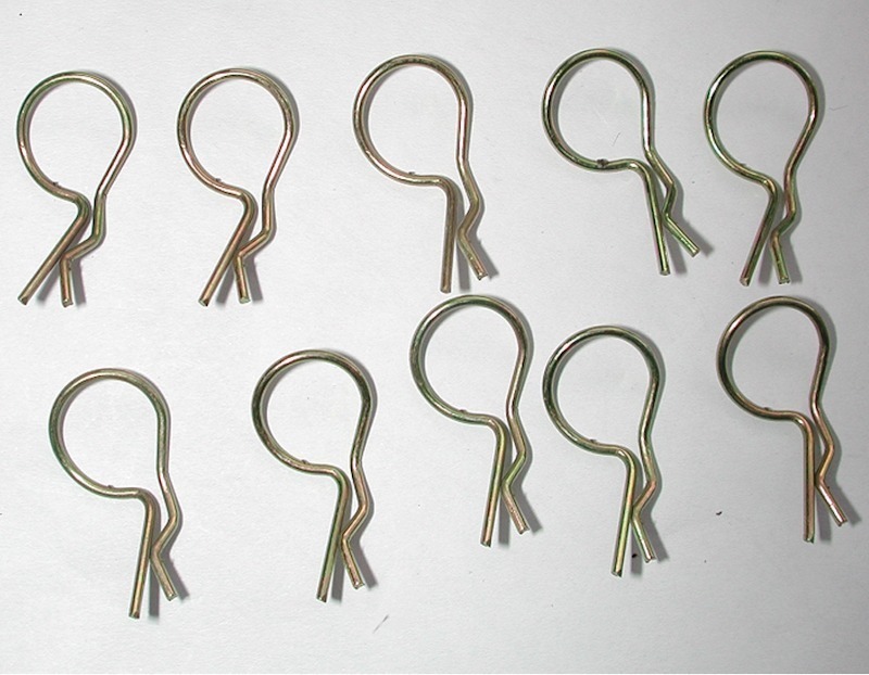 Ming Yang - Body Clips Anodized Large - 1:10 Scale (10pcs)