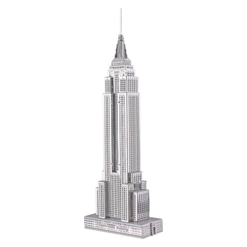 piececool - EMPIRE STATE BUILDING (Silver) metal model kit