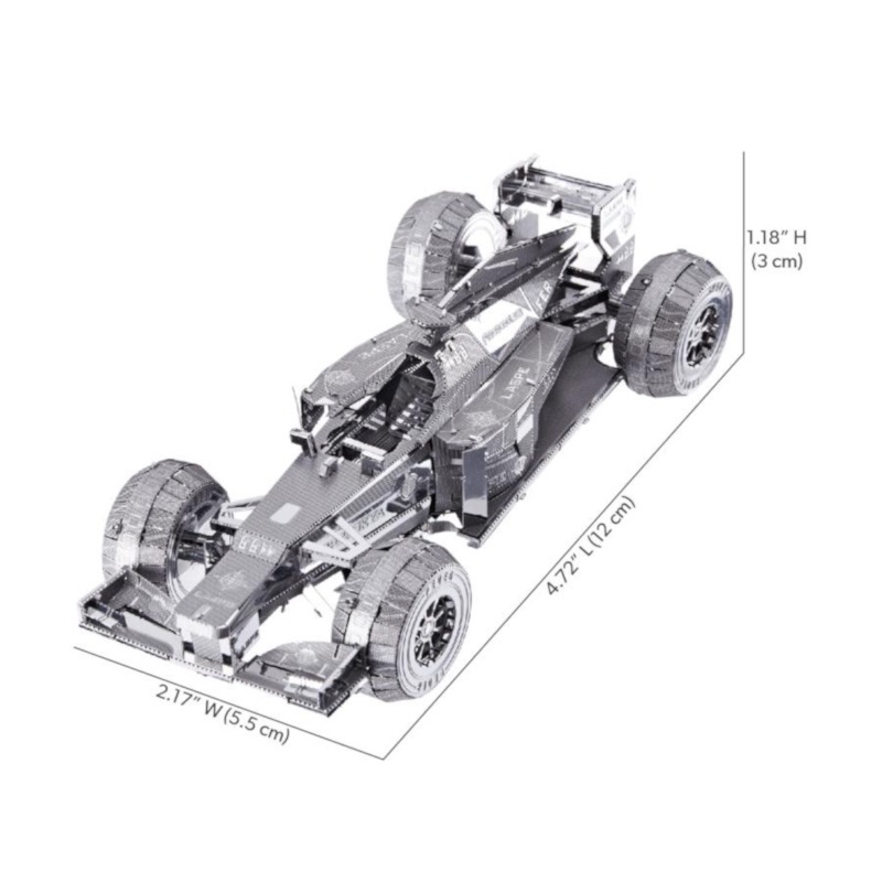 piececool - RACING CAR highly detailed metal model kit - Image 4