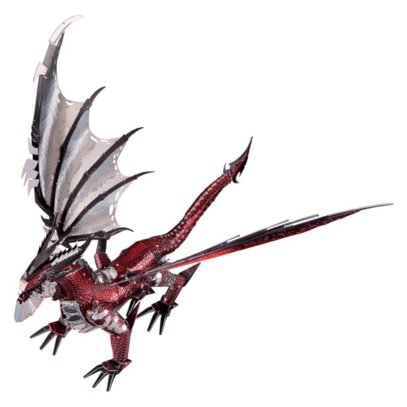 piececool - THE BLACK DRAGON highly detailed metal model kit - Image 2