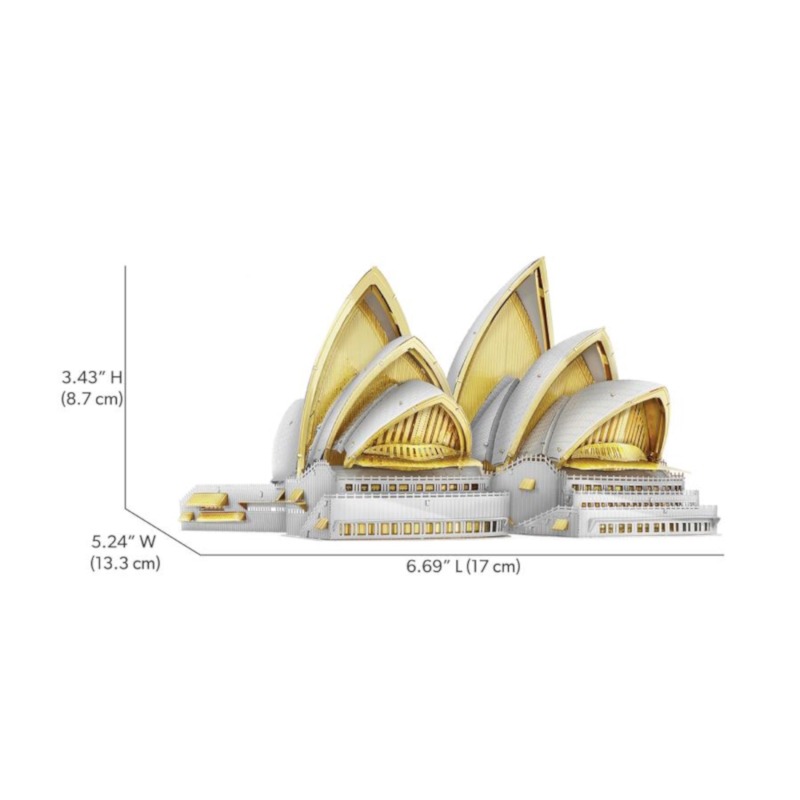 piececool - SYDNEY OPERA HOUSE (LARGE) metal model Kit - Image 7