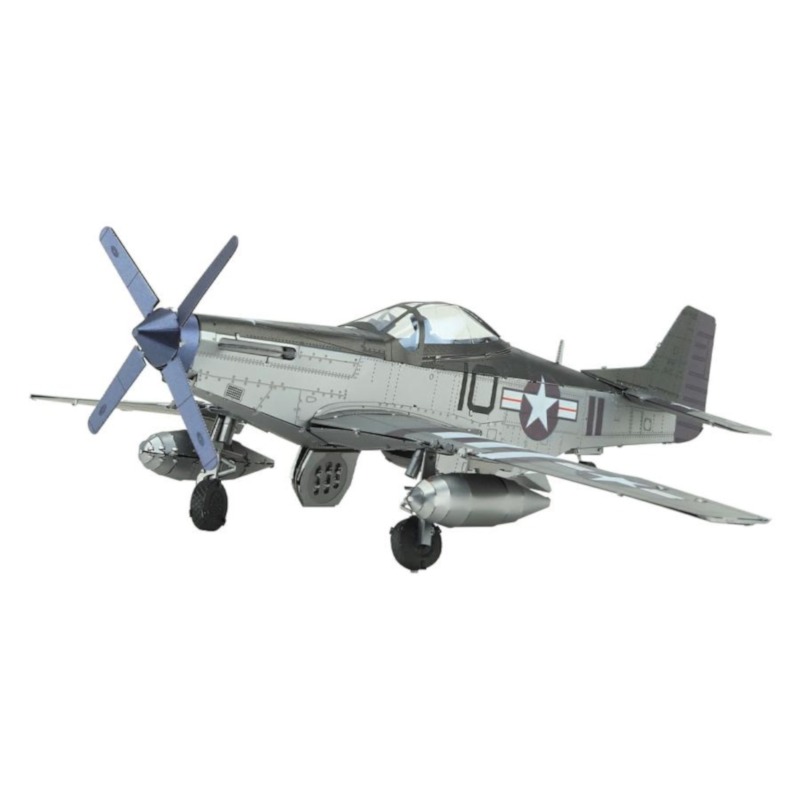 piececool - P-51 MUSTANG highly detailed metal model kit - Image 4