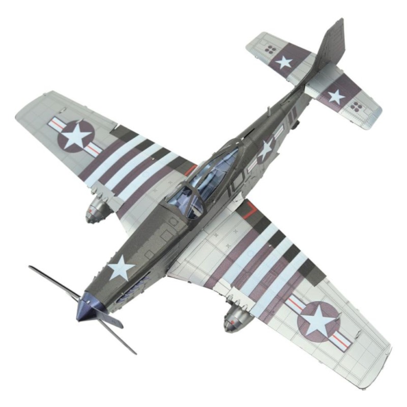 piececool - P-51 MUSTANG highly detailed metal model kit - Image 5