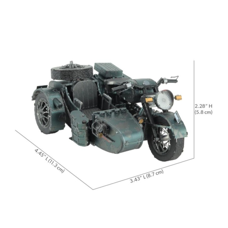 piececool - 750 MOTORCYCLE highly detailed metal model kit - Image 6
