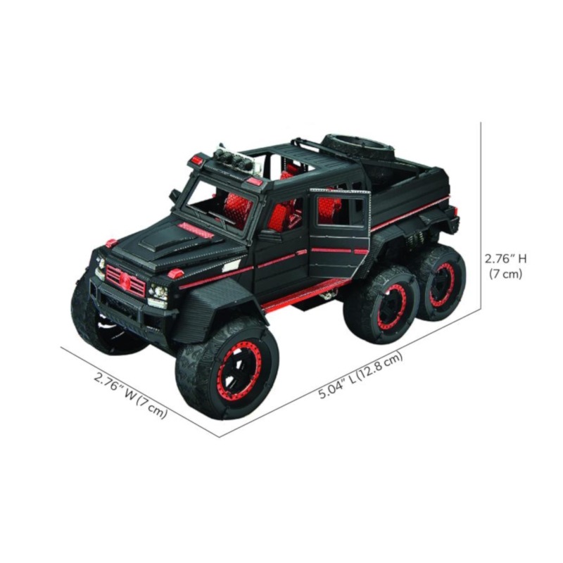 piececool - TRUCK G63 6X6 highly detailed metal model kit - Image 2