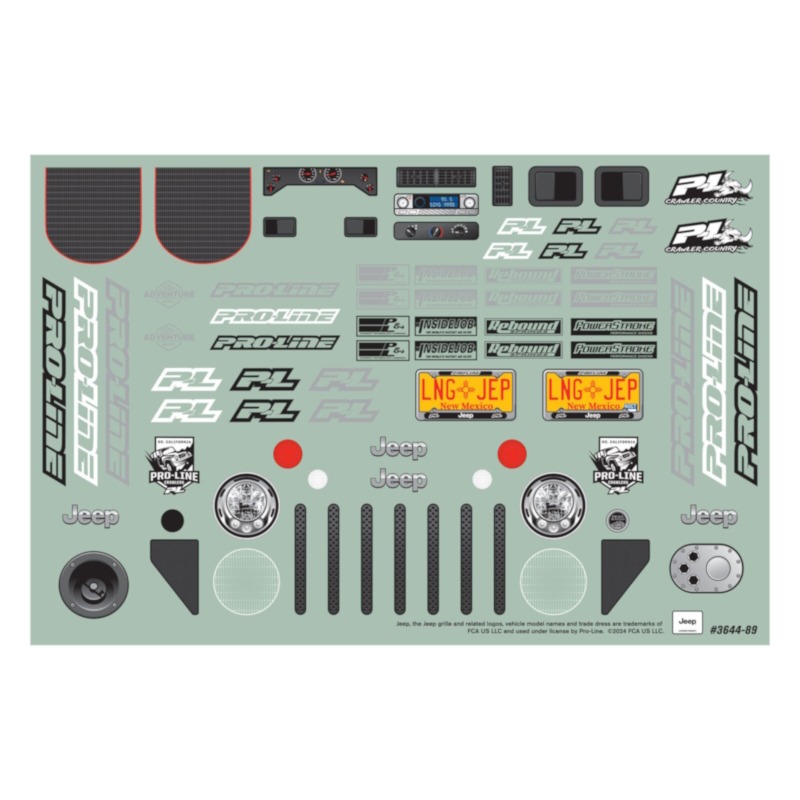 Pro-Line Racing - 1:10 2004 Jeep LJ Clear 12.3" (313mm) Body w/Trail Cage - Image 8