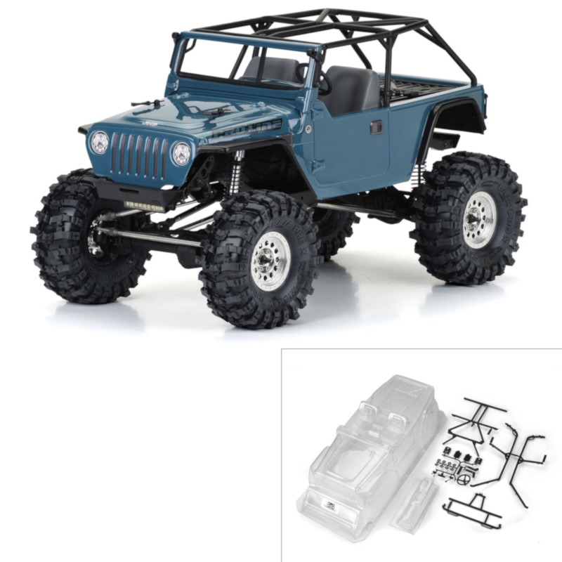 Pro-Line Racing - 1:10 2004 Jeep LJ Clear 12.3" (313mm) Body w/Trail Cage