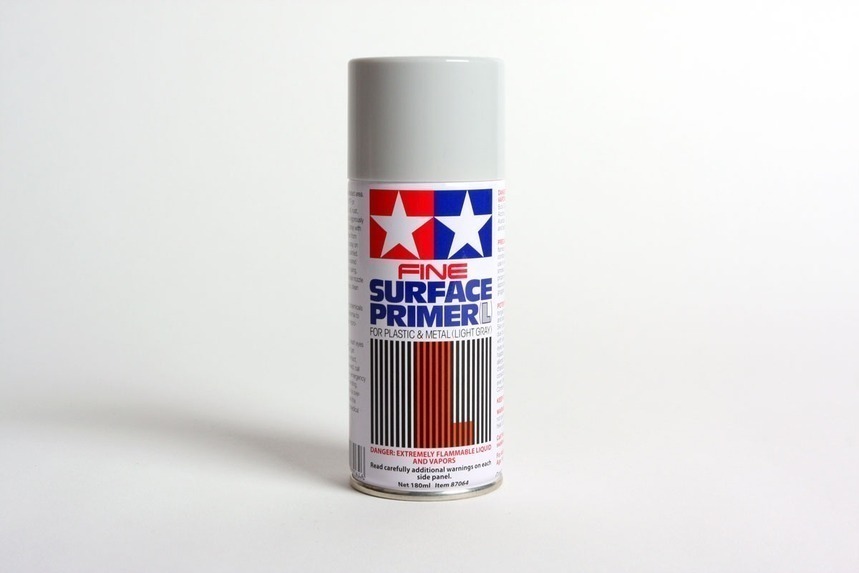Tamiya - Surface Primer L (L. Grey) 180ml.