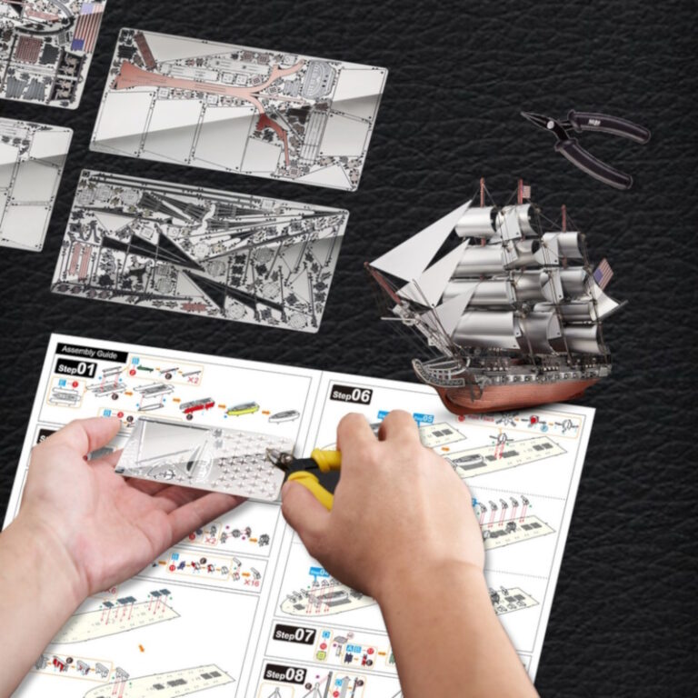 New Highly Detailed 3D Metal Puzzles from Piececool