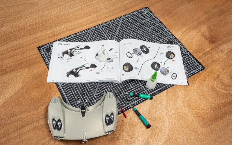 POCHER - Pagani Utopia Coupe - Rinascimento Lucido - Premium 1:8 Scale kit - Image 13