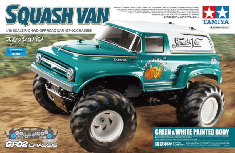 Tamiya - RC 1/10 Squash Van (Painted body) (GF-02) - incl. ESC - Image 9