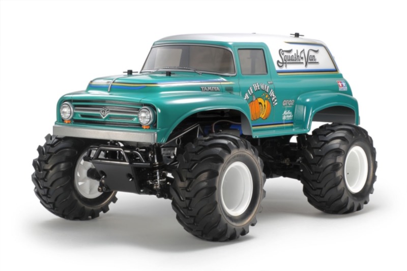 Tamiya - RC 1/10 Squash Van (Painted body) (GF-02) - incl. ESC