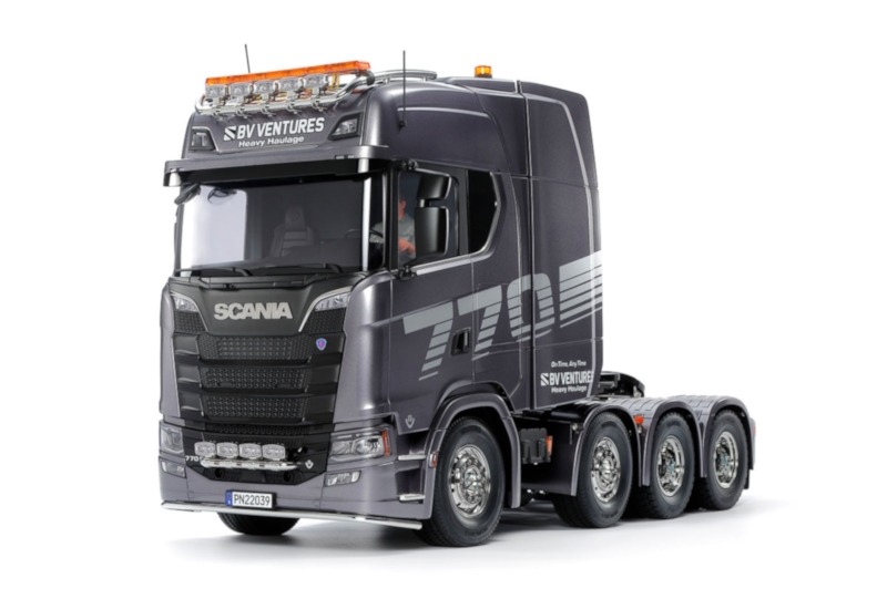Tamiya - RC 1/14 Scania 770 S 8x4/4 (Gun Metal Edition)