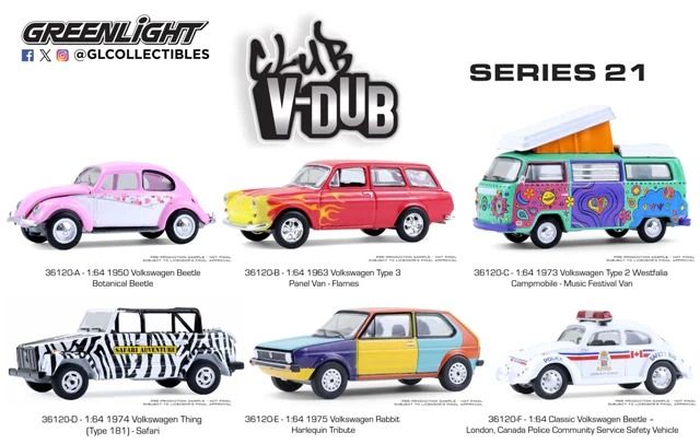 Greenlight - 1:64 1971 Volkswagen Type 2 Westfalia Campmobile - Club V-Dub Series 21 - Image 3