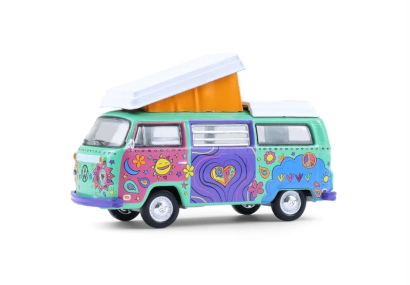Greenlight - 1:64 1971 Volkswagen Type 2 Westfalia Campmobile - Club V-Dub Series 21