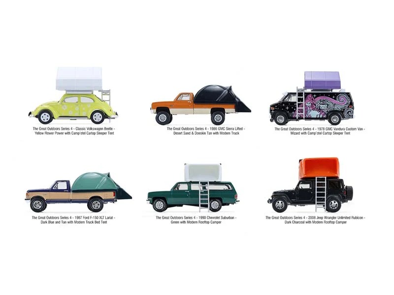 Greenlight - 1:64 Classic Volkswagen Beetle - The Great Outdoors Series 4 - Image 4