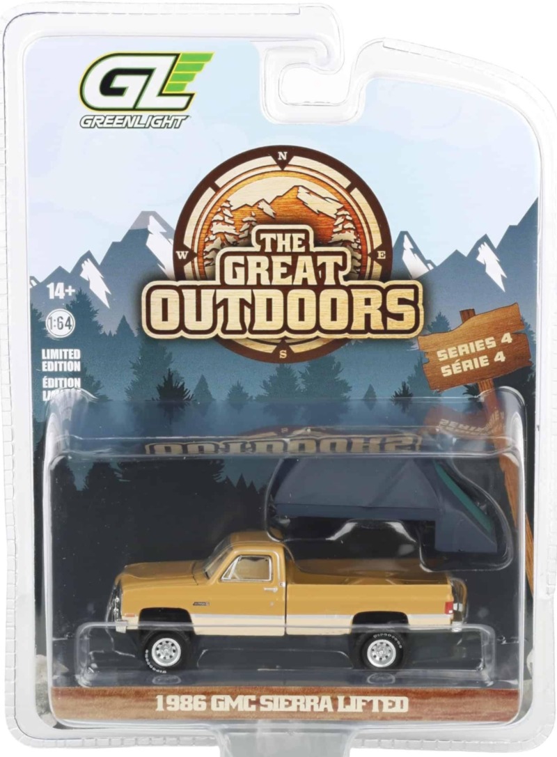 Greenlight - 1:64 1986 GMC Sierra Lifted - The Great Outdoors Series 4 - Image 3