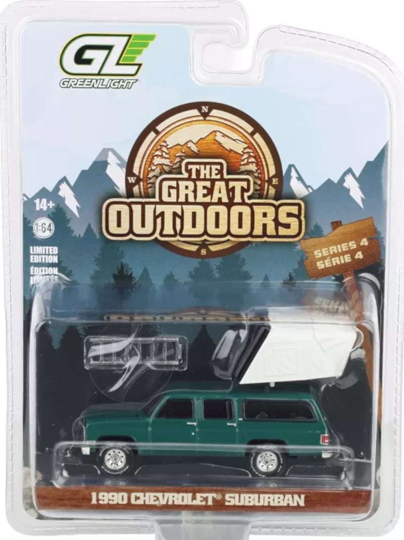 Greenlight - 1:64 1990 Chevrolet Suburban - The Great Outdoors Series 4 - Image 3