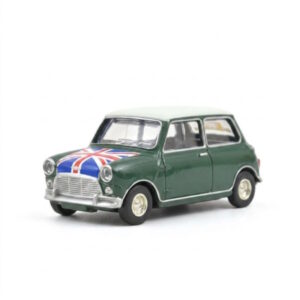 Norev - 1:54 Mini Cooper S 1964 Almond Green & Flag Bonnet
