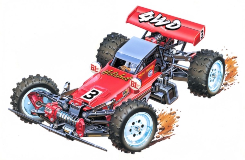 Tamiya - RC 1/10 Hotshot (2007) w/ ESC incl. - Image 2
