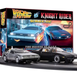 Scalextric - Back to the Future vs Knight Rider Retro Race Set