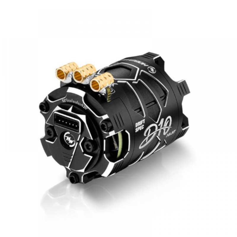Hobbywing - XERUN D10 Drift 10.5T Black Brushless Sensored 540 Motor - Image 2