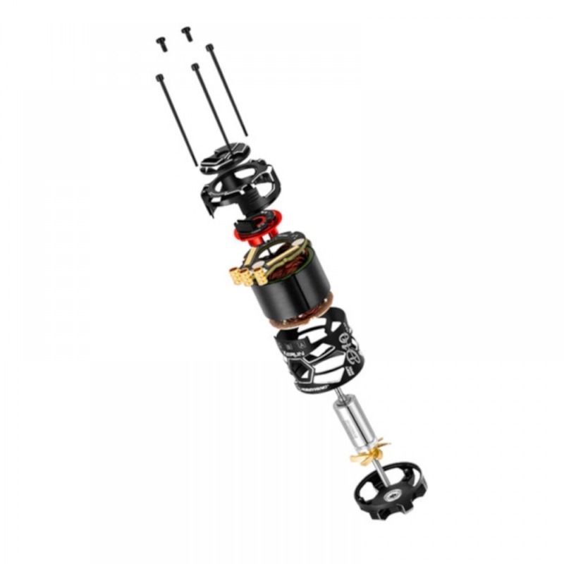 Hobbywing - XERUN D10 Drift 10.5T Black Brushless Sensored 540 Motor - Image 5