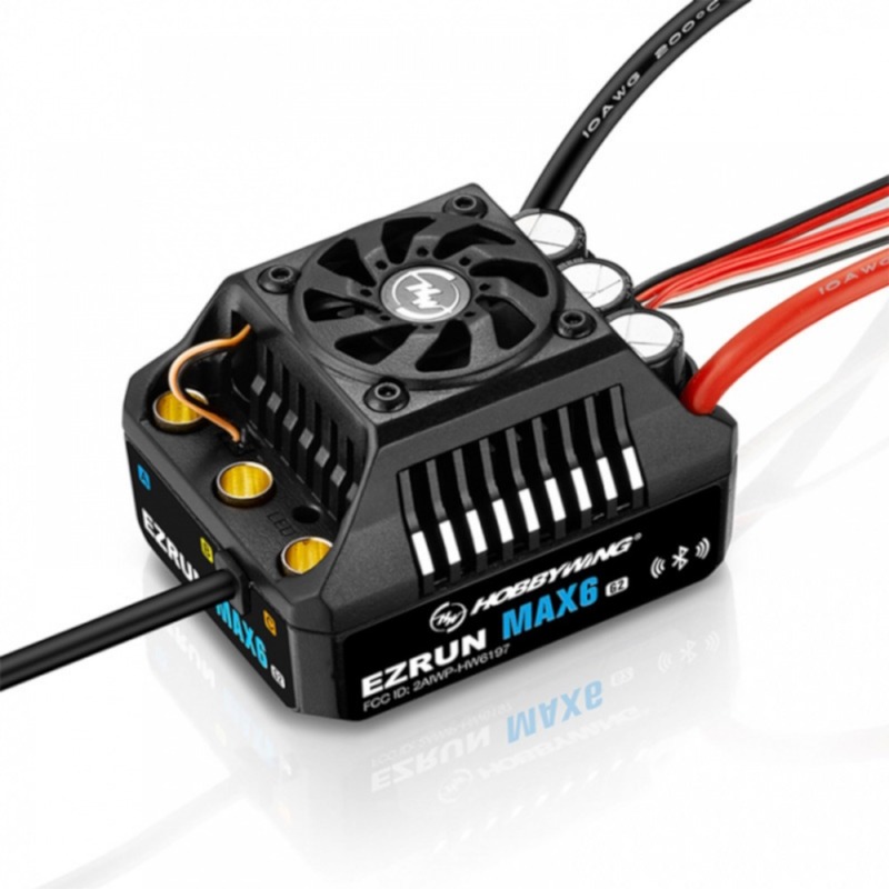Hobbywing - EZRUN MAX6 G2 200A V3 Waterproof Brushless Sensored ESC - Image 2