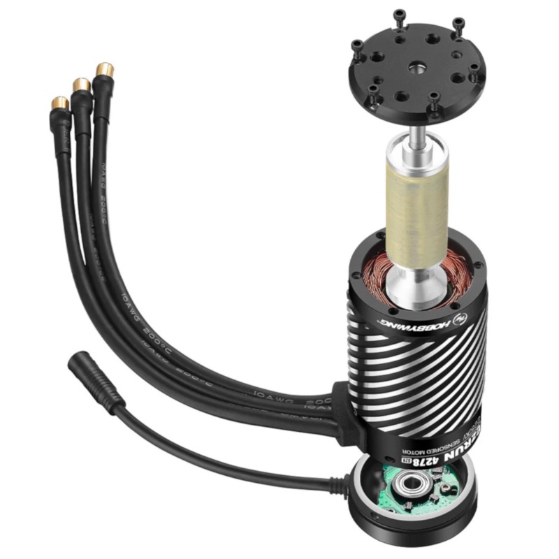 Hobbywing - EZRUN 4278SD 2250KV Black G2R Sensored Brushless Motor - Image 4